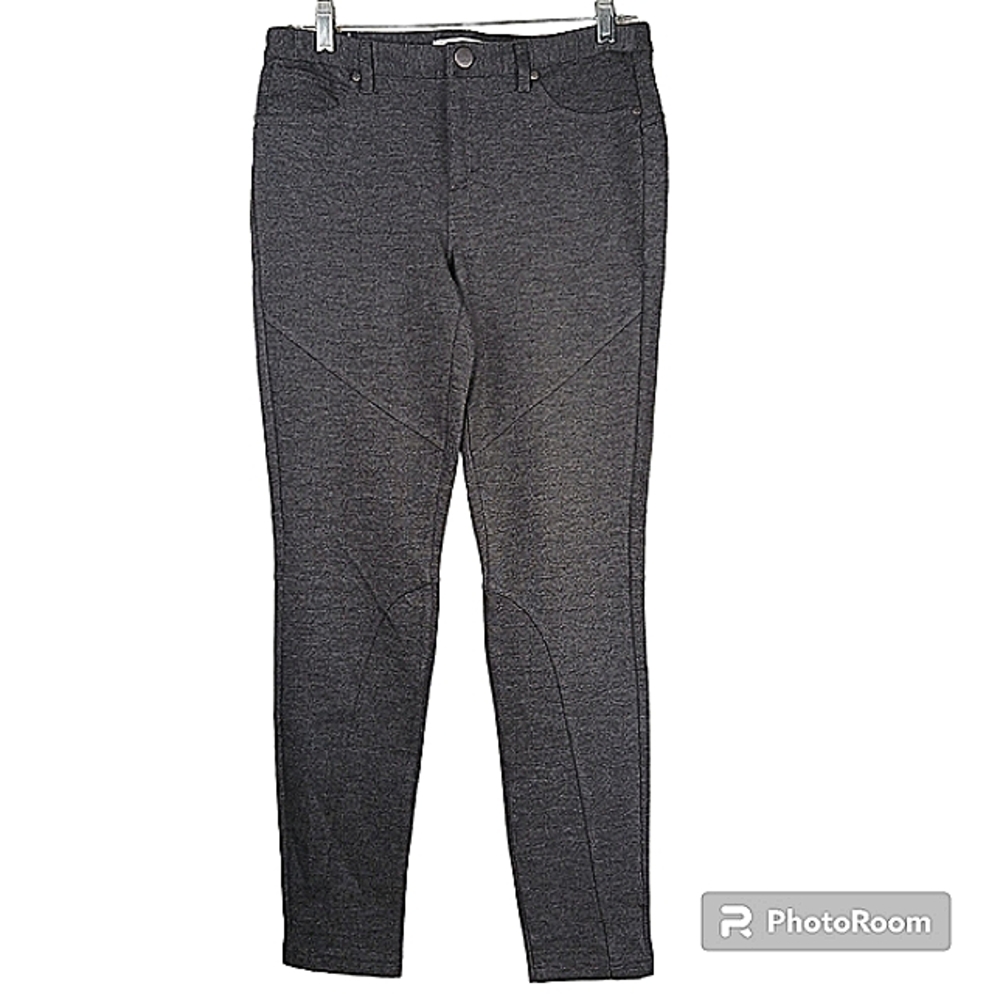 LC Women's Leggings Size 8 Black Heathered Stretch LAUREN CONRAD Rayon Blend - Picture 2 of 7